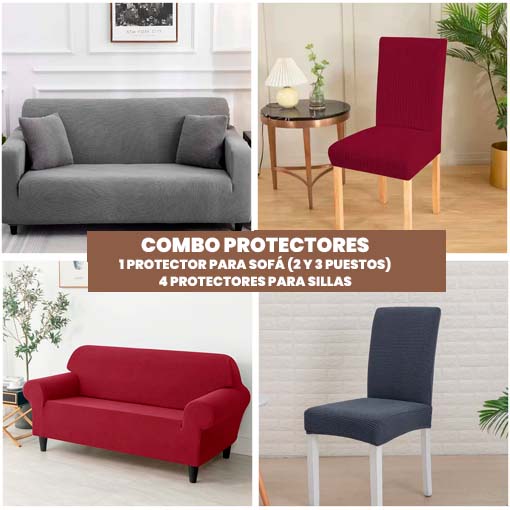 COMBO PROTECTORES 😱😍 ¡Renueva tus muebles sin cambiarlos!